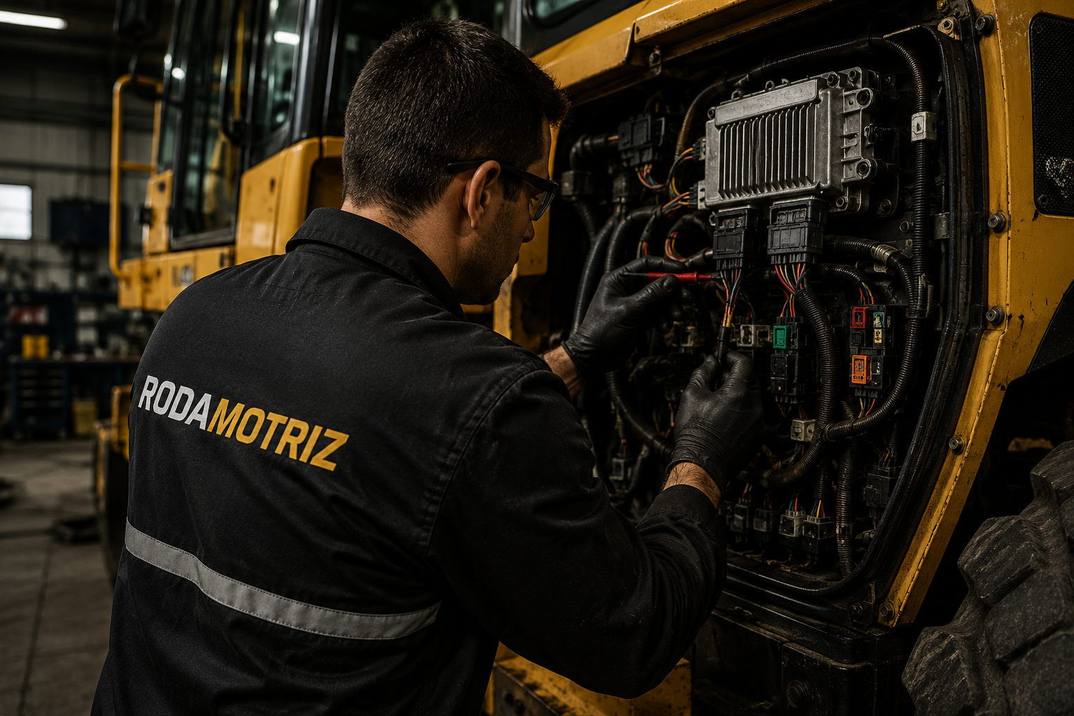 Manutenção elétrica e eletrônica de máquinas pesadas - RODAMOTRIZ